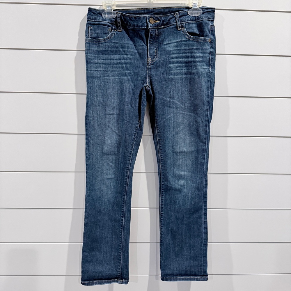 Simply Vera Vera Wang Dark Blue Straight Leg Jeans